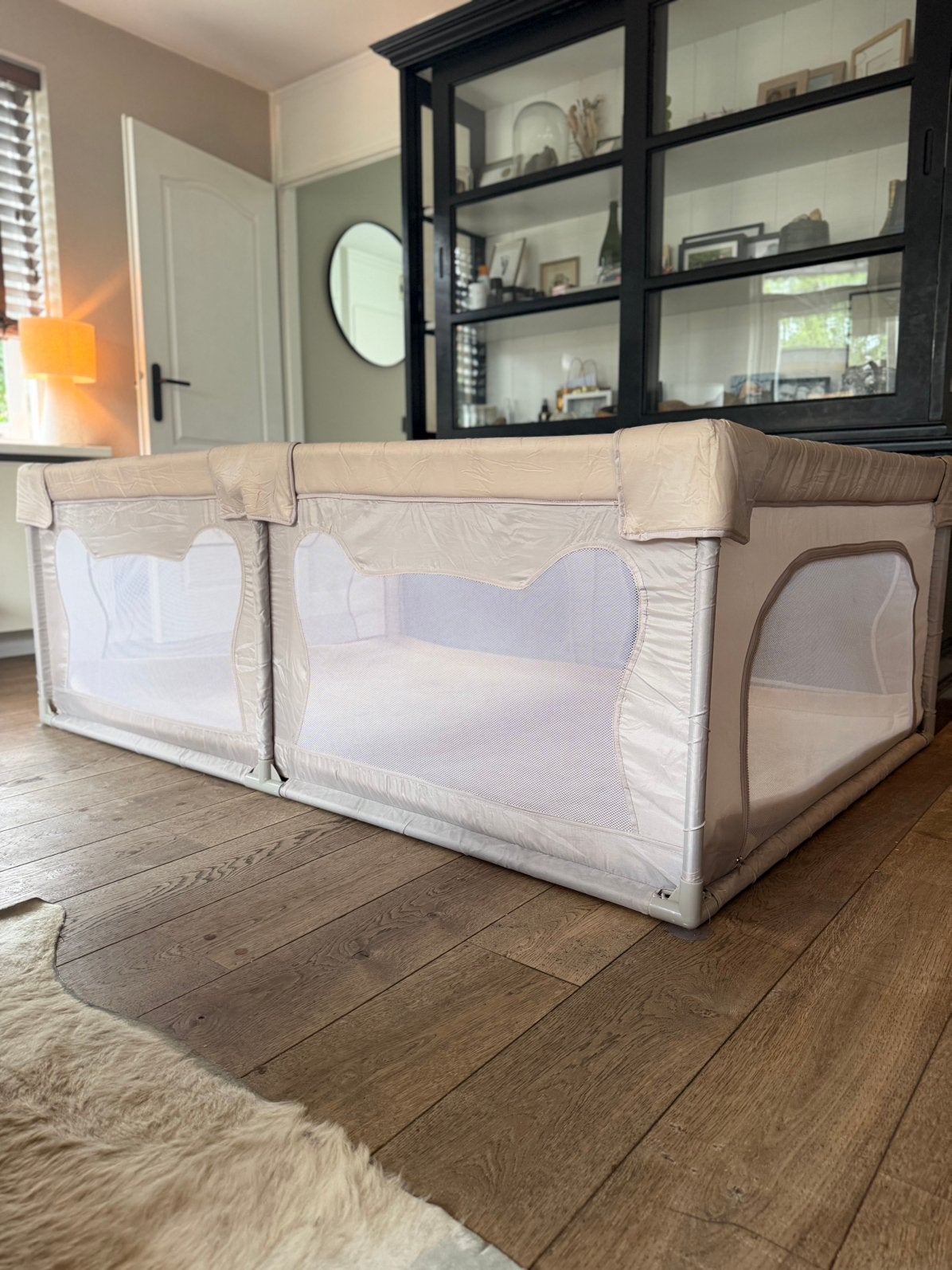 Grondbox met speelmat, Ophalen