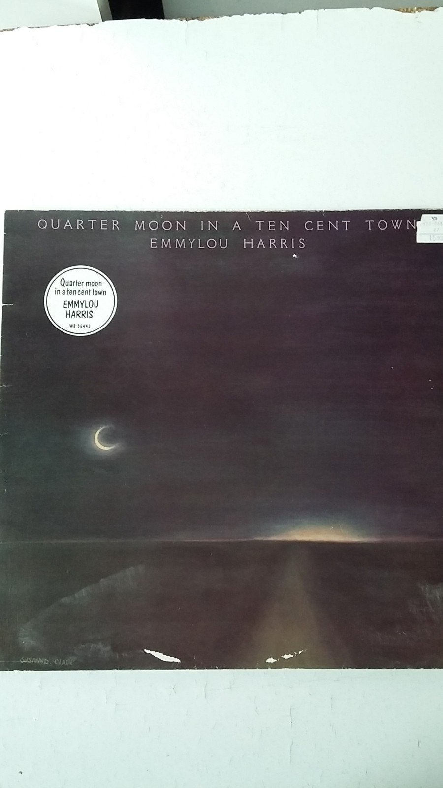 Emmylou Harris - Quarter Moon in a Ten Cent Town LP, LP, Gebruikt, Ophalen of Verzenden, 12 inch