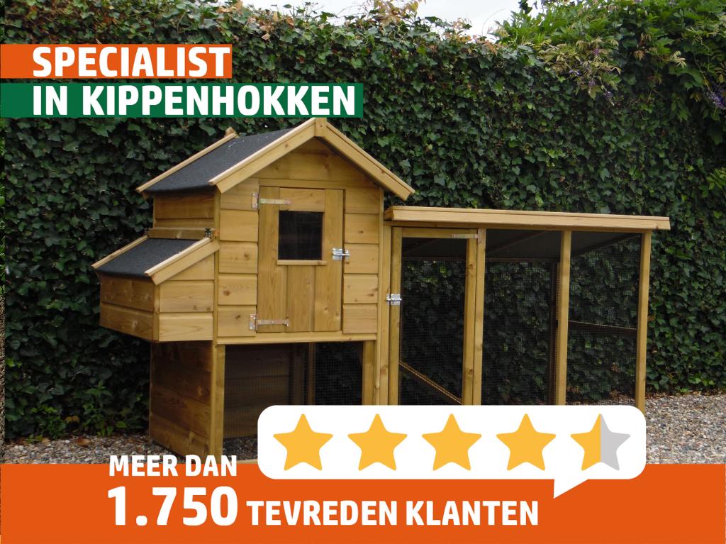 Kippenhok Elst L en XL | Duurzame materialen | Dierverblijf, Ophalen of Verzenden, Nieuw, Kippenhok of Kippenren