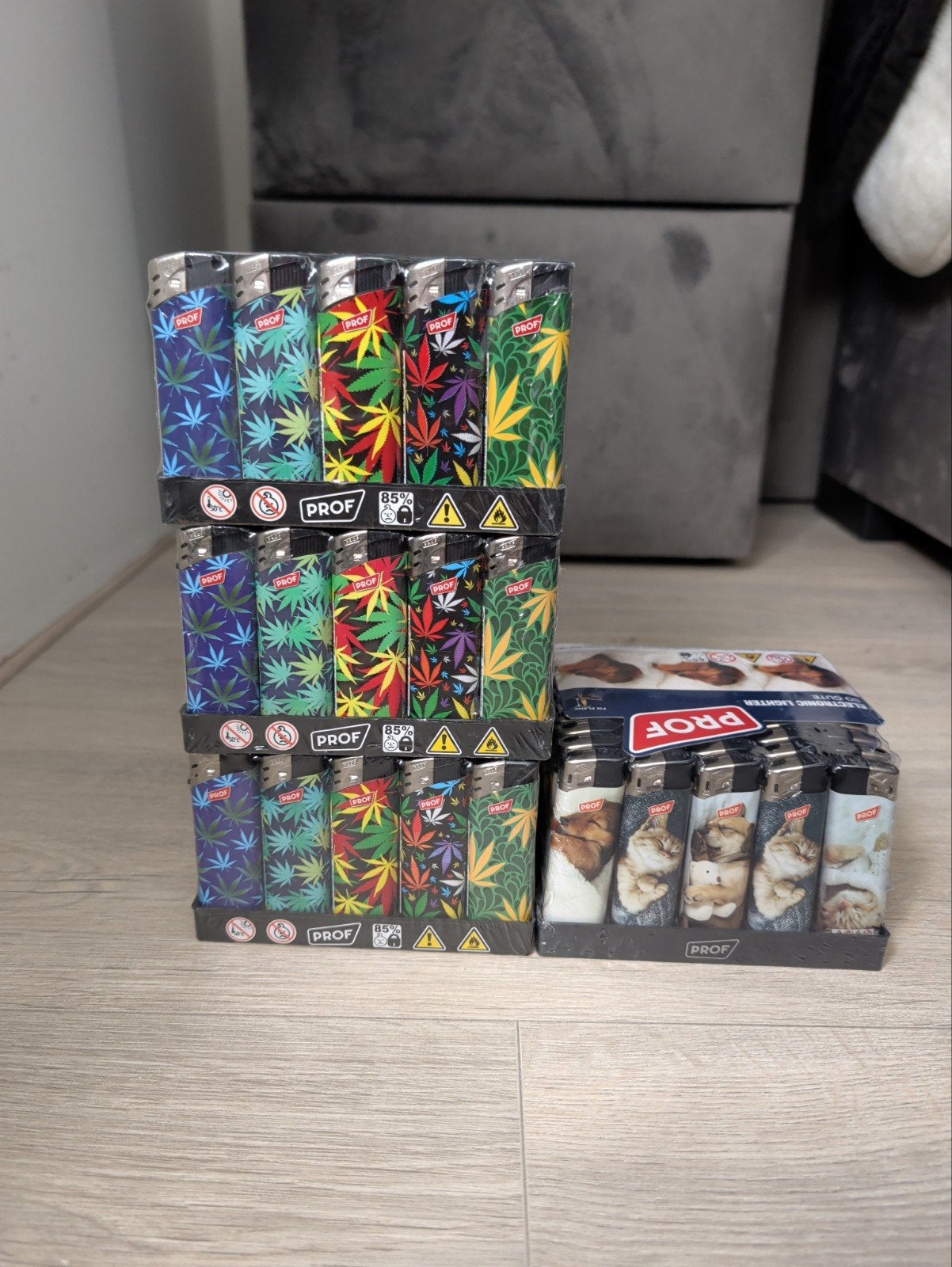PROF Aanstekers - Cannabisblad & Leuke Dieren Designs, Ophalen, Nieuw, Aansteker