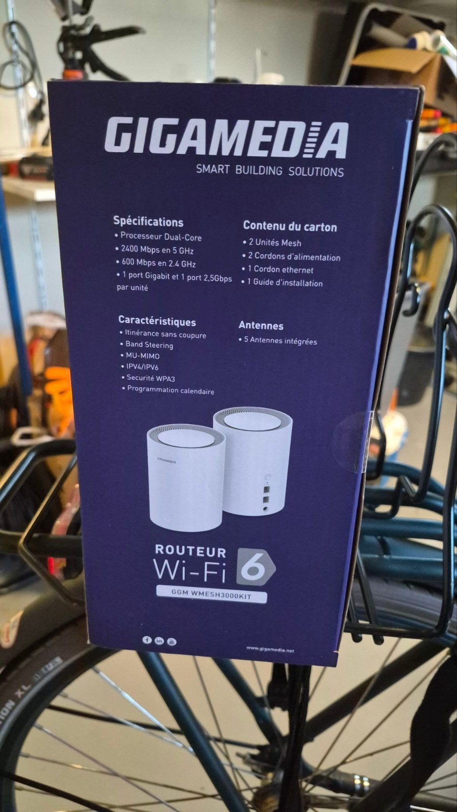 GIGAMEDIA Wi-Fi 6 Router Mesh Systeem (2 units), Computers en Software, Routers en Modems, Ophalen of Verzenden, Nieuw, Router