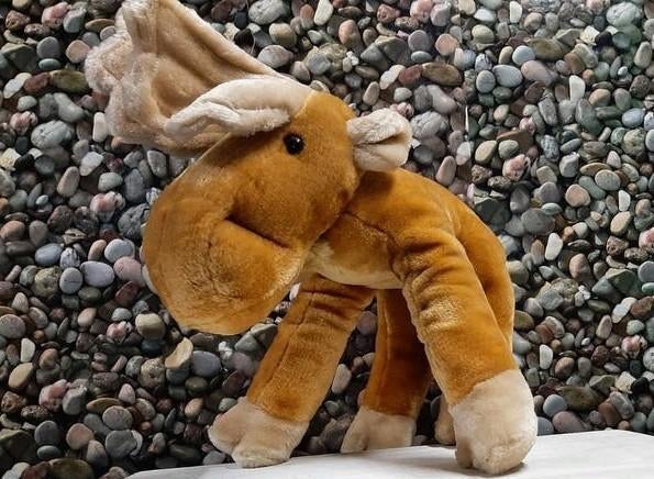 rendieren-pluche- knuffel-, Ophalen of Verzenden, Zo goed als nieuw, Overige typen