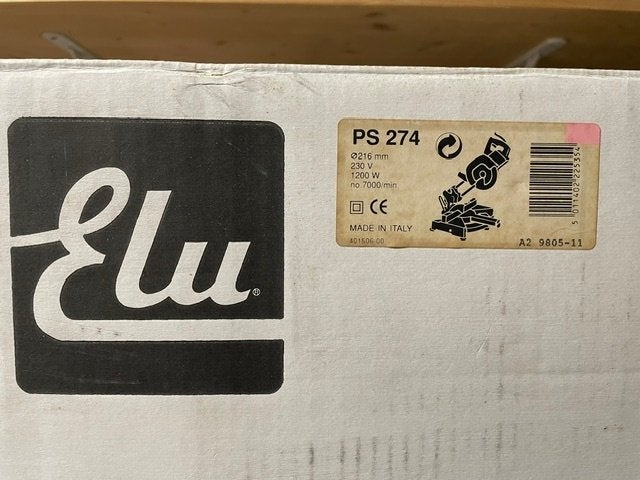 Elu electrische (afkort) zaagmachine, Ophalen, Zo goed als nieuw, Afkortzaag, Elu