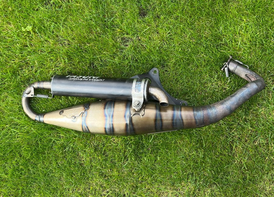 Yasuni C16 terugloop uitlaat, Ophalen of Verzenden, Gebruikt, Uitlaat, Piaggio