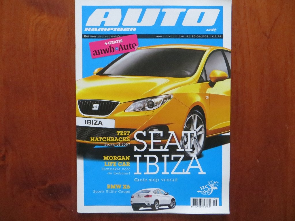 Autokampioen 8 2008 Ibiza, Morgan, X6, Bravo, 308, Mini Van, Ophalen of Verzenden, Nieuw, BMW