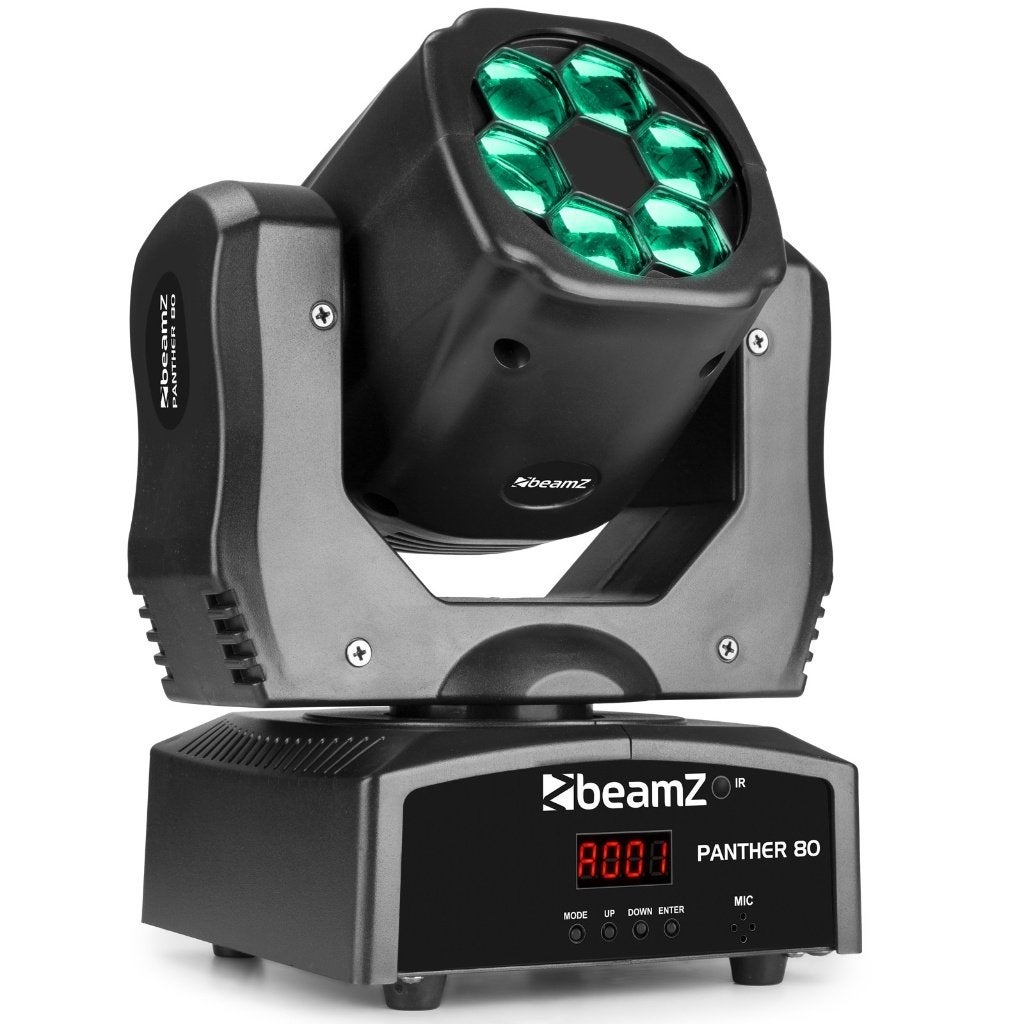 Moving head Beamz Panther-80, Geluidgestuurd, Nieuw, Ophalen of Verzenden, Nb