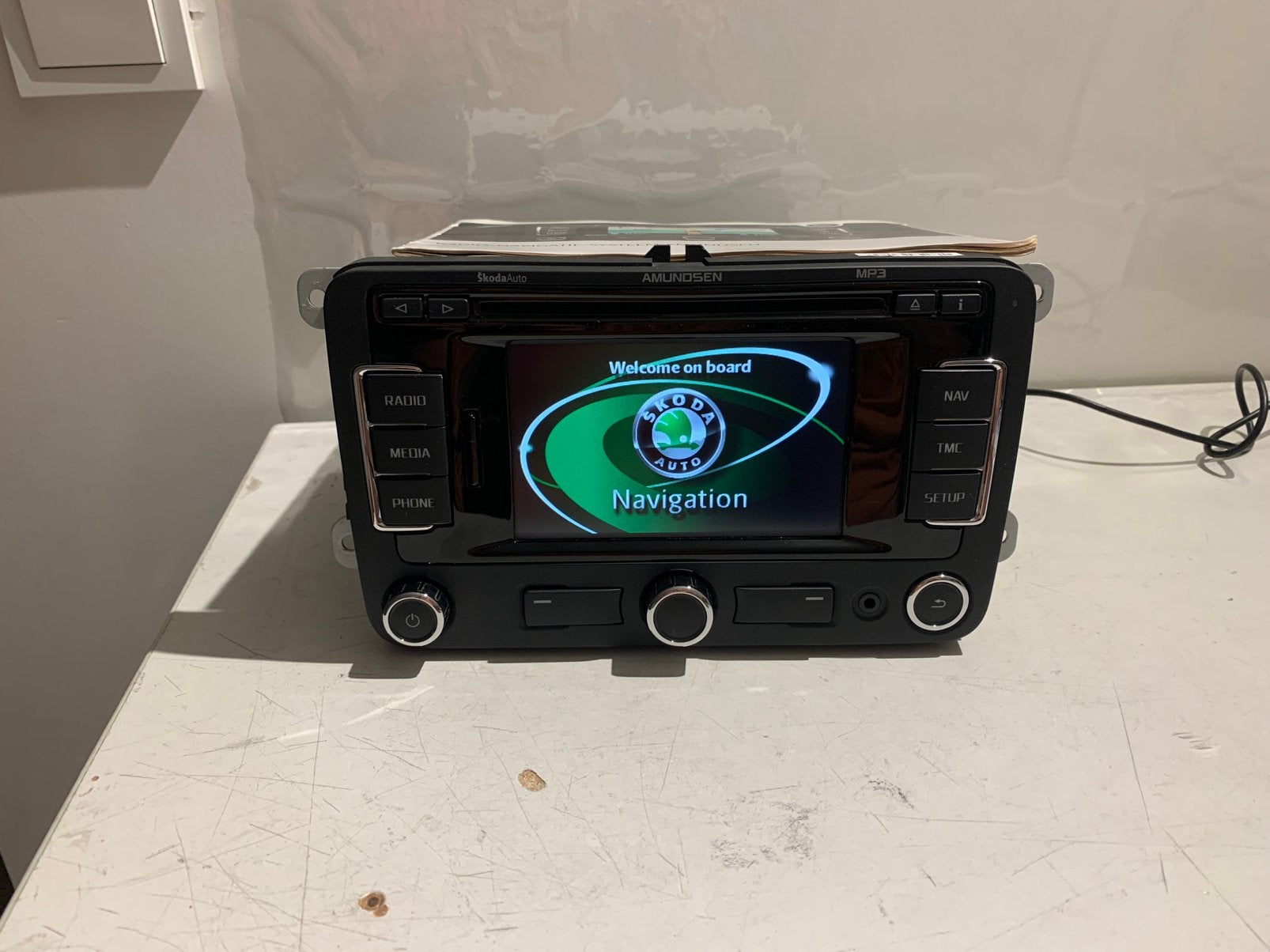orig skoda amundsen radio navigatie yeti octavia fabia super, Ophalen of Verzenden, Zo goed als nieuw