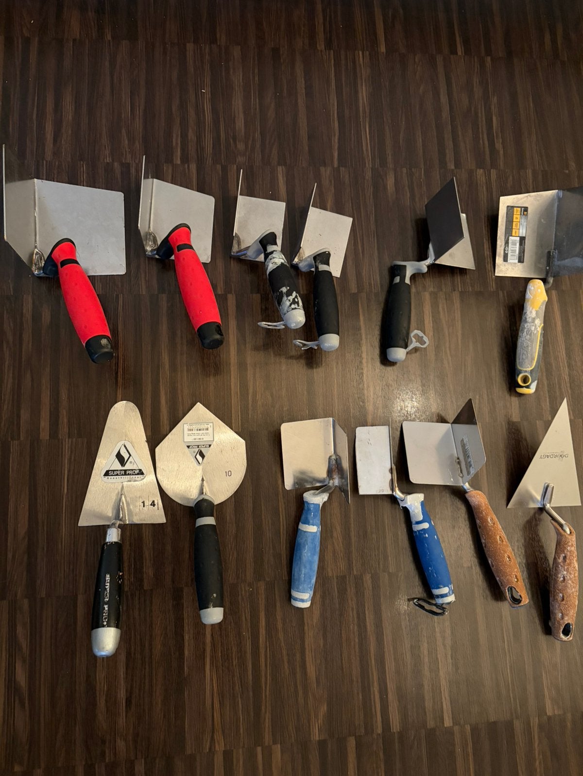 Diverse stuc- gereedschappen zie beschrijving, Ophalen of Verzenden, Zo goed als nieuw
