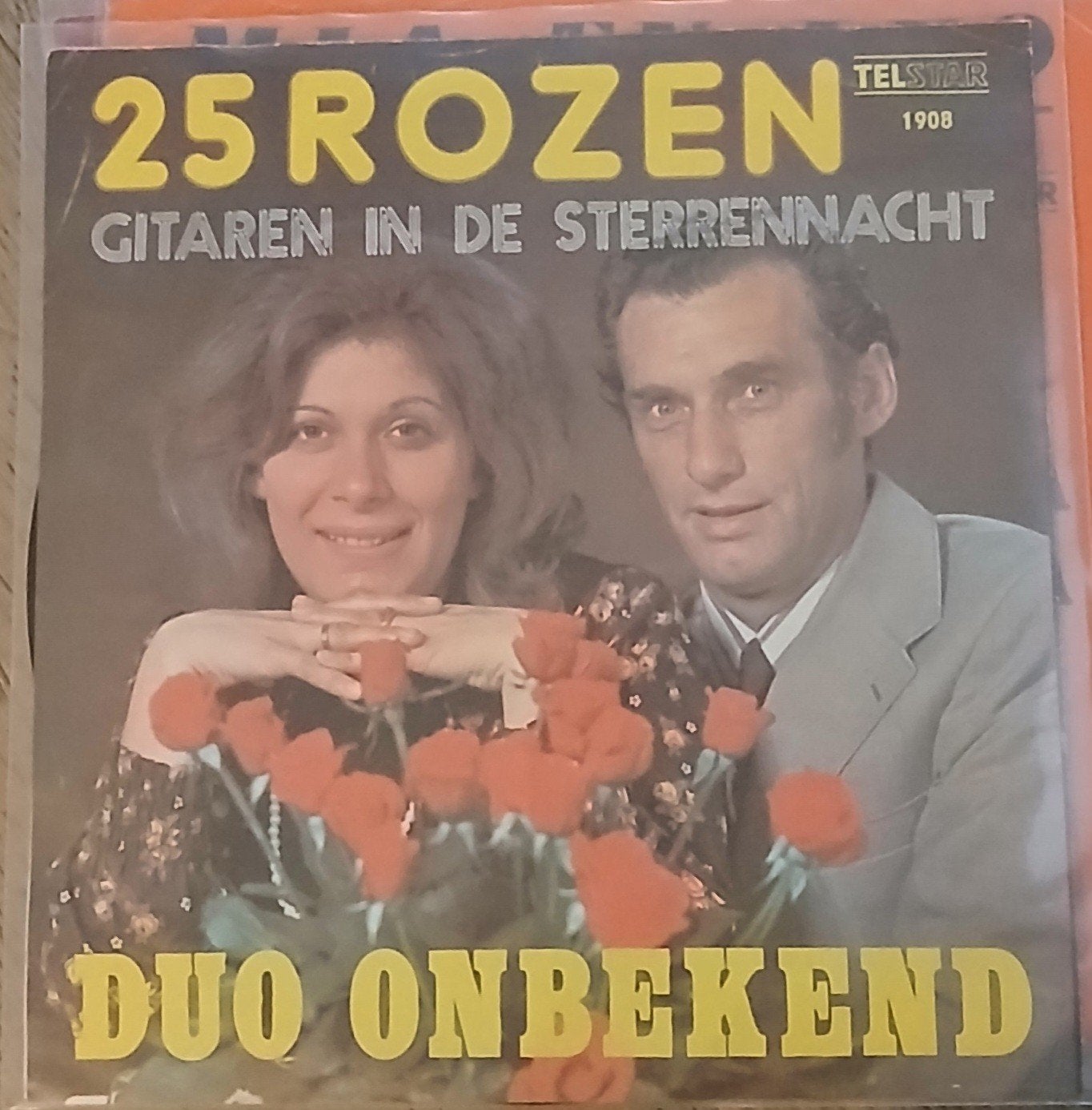 Duo onbekend - 25 rozen telstar 1908, Ophalen of Verzenden, Gebruikt, Overige formaten, Levenslied of Smartlap
