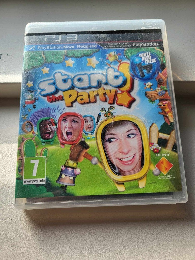 Start the Party – PS3 lees beschrijving alleen verzenden, Gebruikt, Verzenden, 1 speler, Racen en Vliegen