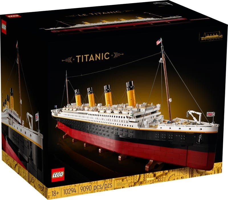 Lego Icons 10294 Titanic NIEUW, Kinderen en Baby's, Speelgoed | Duplo en Lego, Lego, Ideas@support.lego.com, Lego, Nieuw