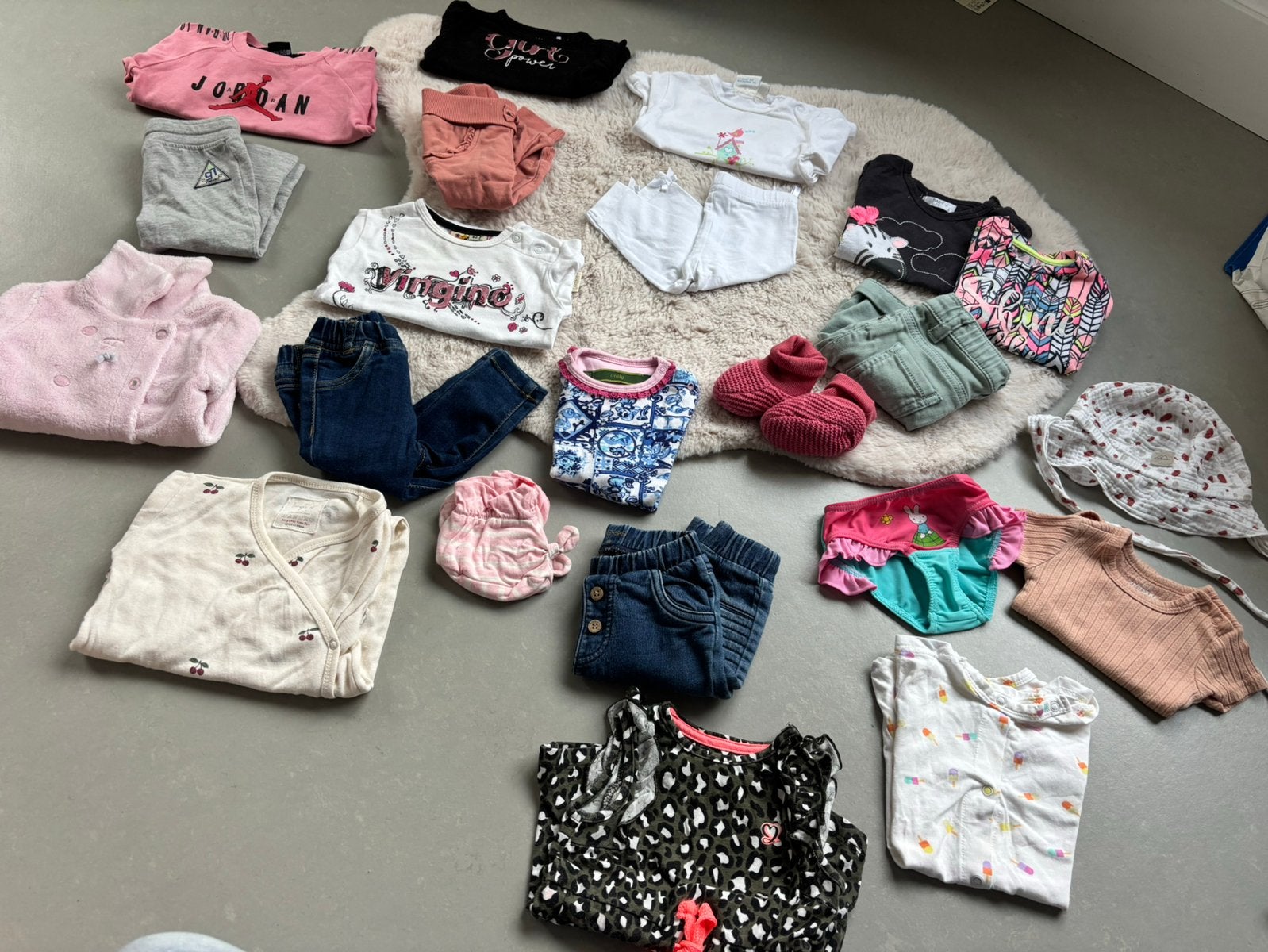 Mooi kledingpakket meisje – Maat 62 (22 items!), Ophalen of Verzenden, Zo goed als nieuw, Maat 62