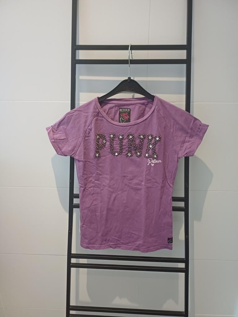 T-shirt van Retour, maat is voor 8 jaar, Kinderen en Baby's, Kinderkleding | Maat 128, Gebruikt, Meisje, Ophalen of Verzenden