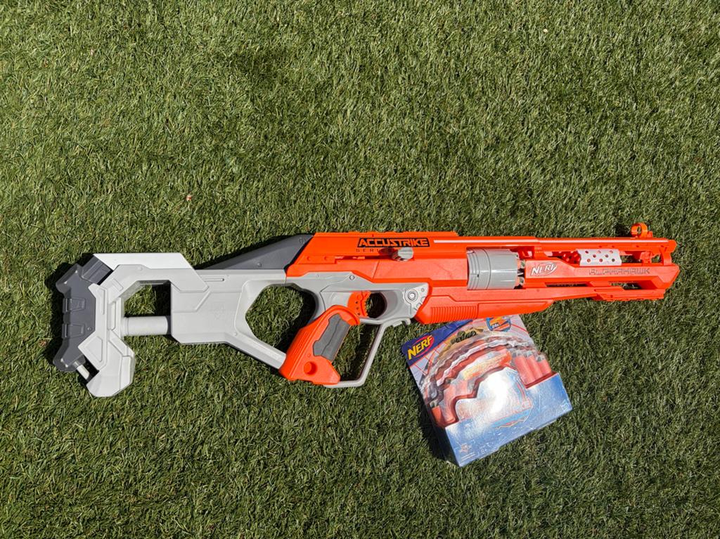 Nerf Alphahawk incl darts, Kinderen en Baby's, Speelgoed | Buiten | Actiespeelgoed, Ophalen, Gebruikt