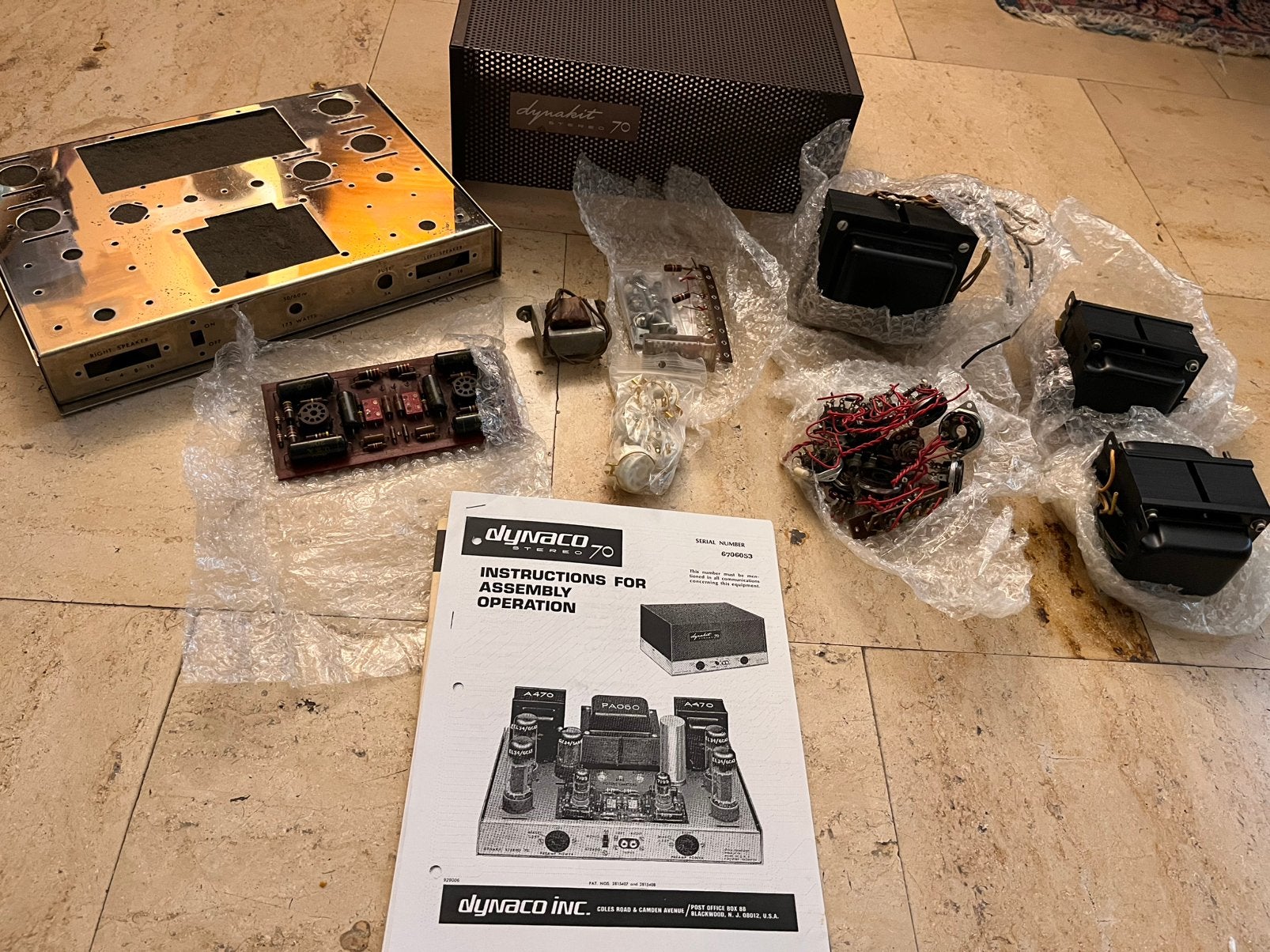 Vintage Dynakit/Dynaco Stereo 70 & PAS-2 voorversterker, Ophalen of Verzenden, Versterker