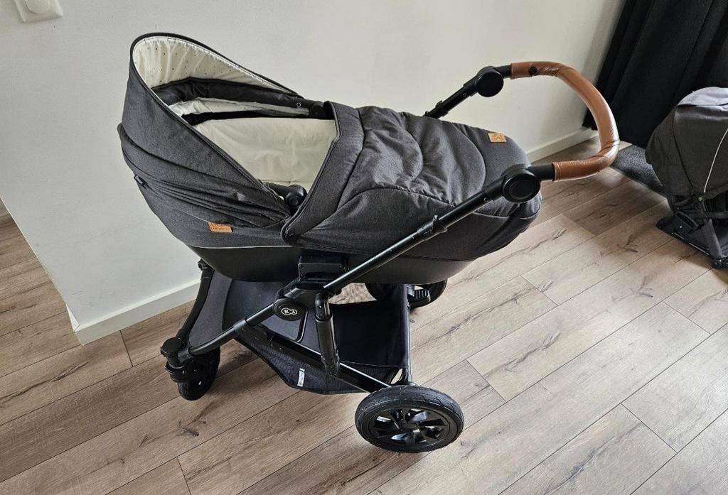 Kinderkraft Moov 3-in-1 combiwagen - Grijs, Gebruikt, Combiwagen, Met reiswieg, Ophalen