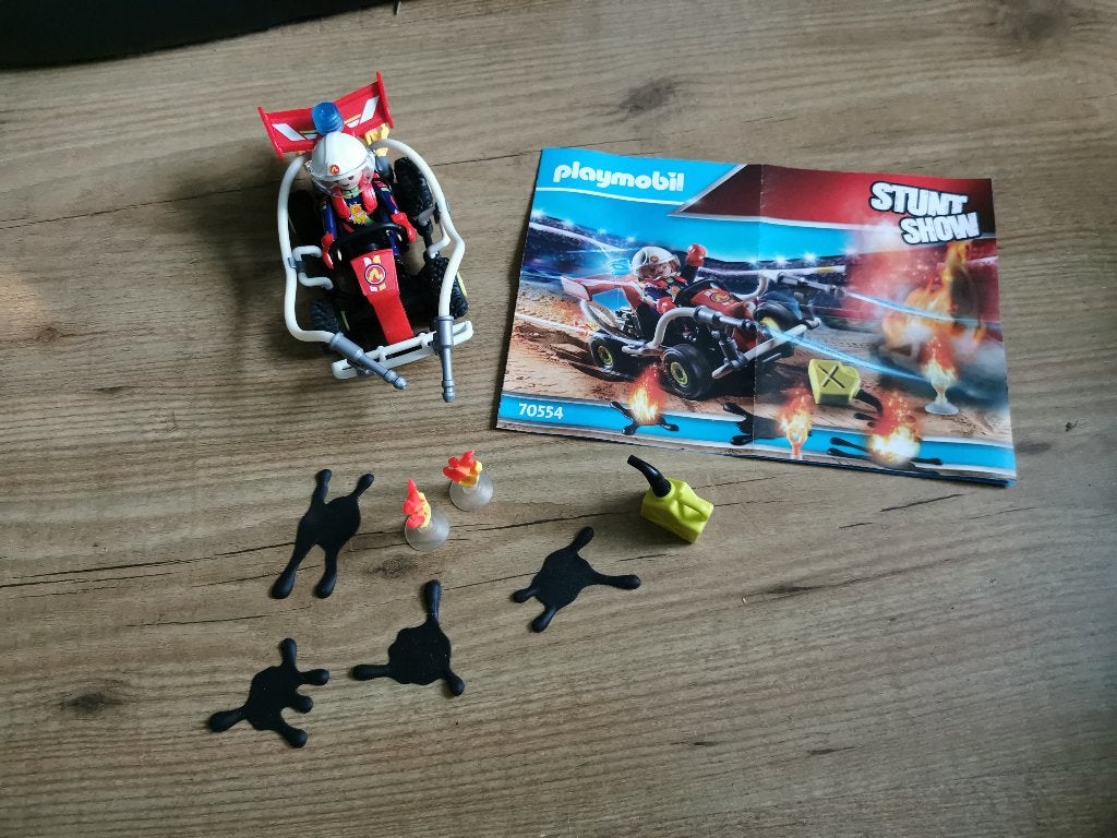 Playmobil Stuntshow 70554-70551-70552, Kinderen en Baby's, Speelgoed | Playmobil, Ophalen of Verzenden, Zo goed als nieuw, Complete set