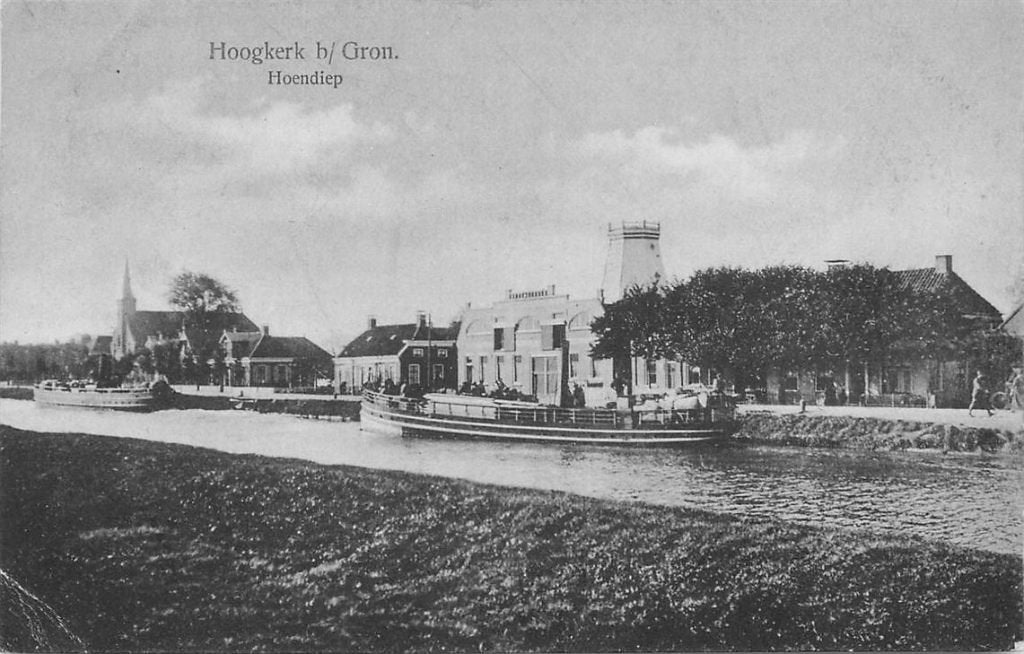 378-334-051 Hoogkerk Hoendiep, Verzamelen, Ansichtkaarten | Nederland, Verzenden, Voor 1920, Groningen