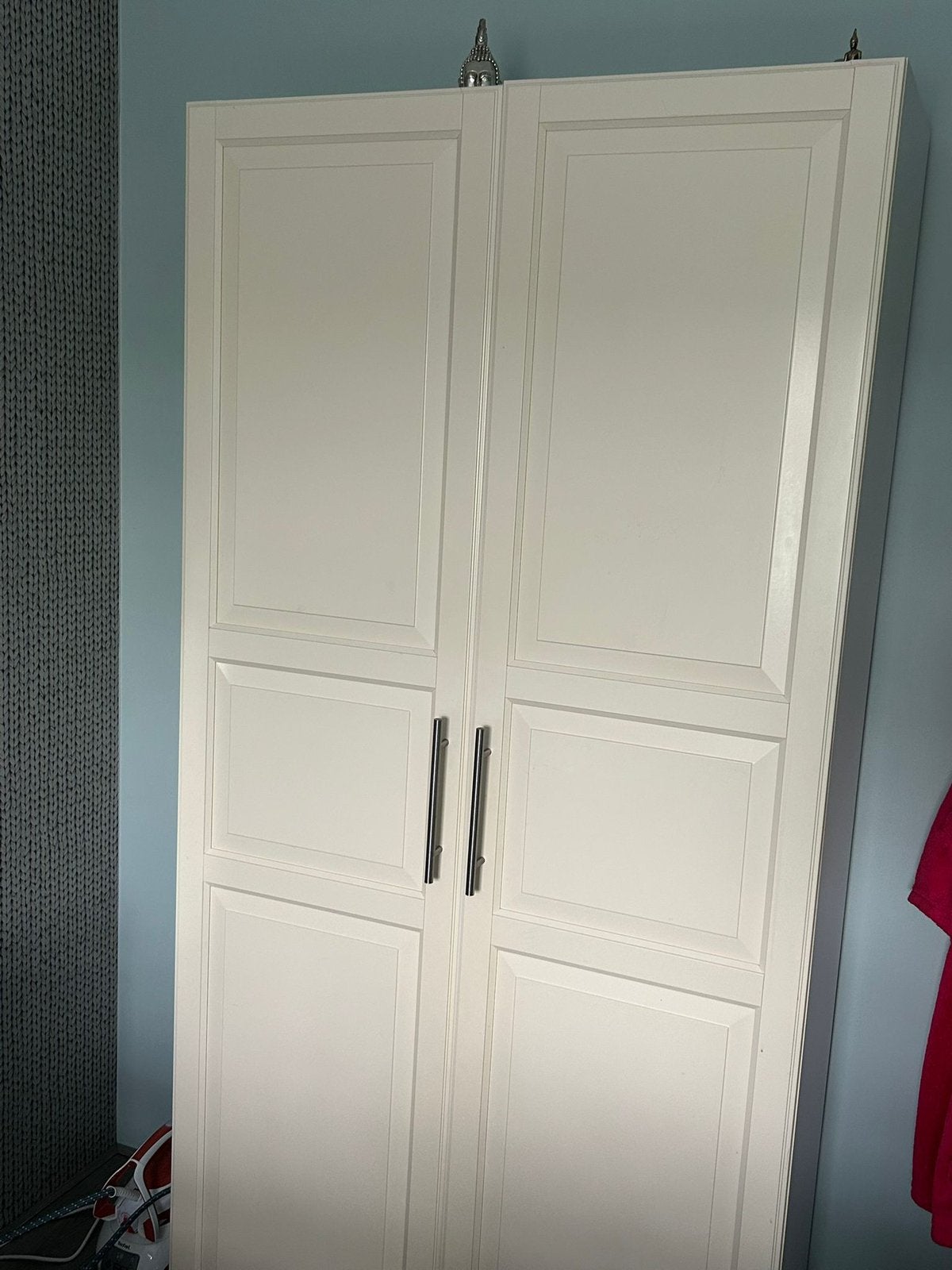 Witte pax kledingkast/opbergkast - 201 cm hoog, 35 cm diep, Huis en Inrichting, Kasten | Kledingkasten, Met plank(en), Gebruikt