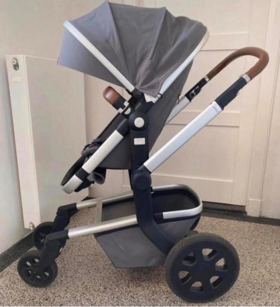 Joolz Day2 Hippo Grey kinderwagen wieg en buggy in één., Gebruikt, Verstelbare duwstang, Combiwagen, Ophalen