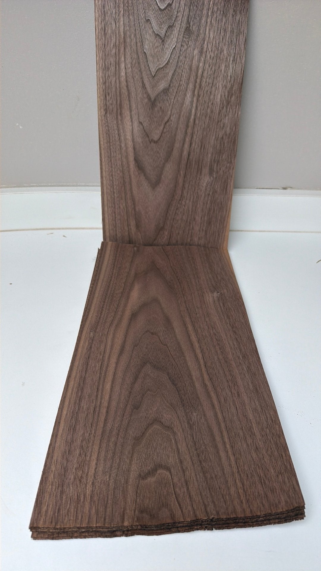Amerikaans noten fineer 45x22cm, Almelo, Nieuw, Fineer, Info