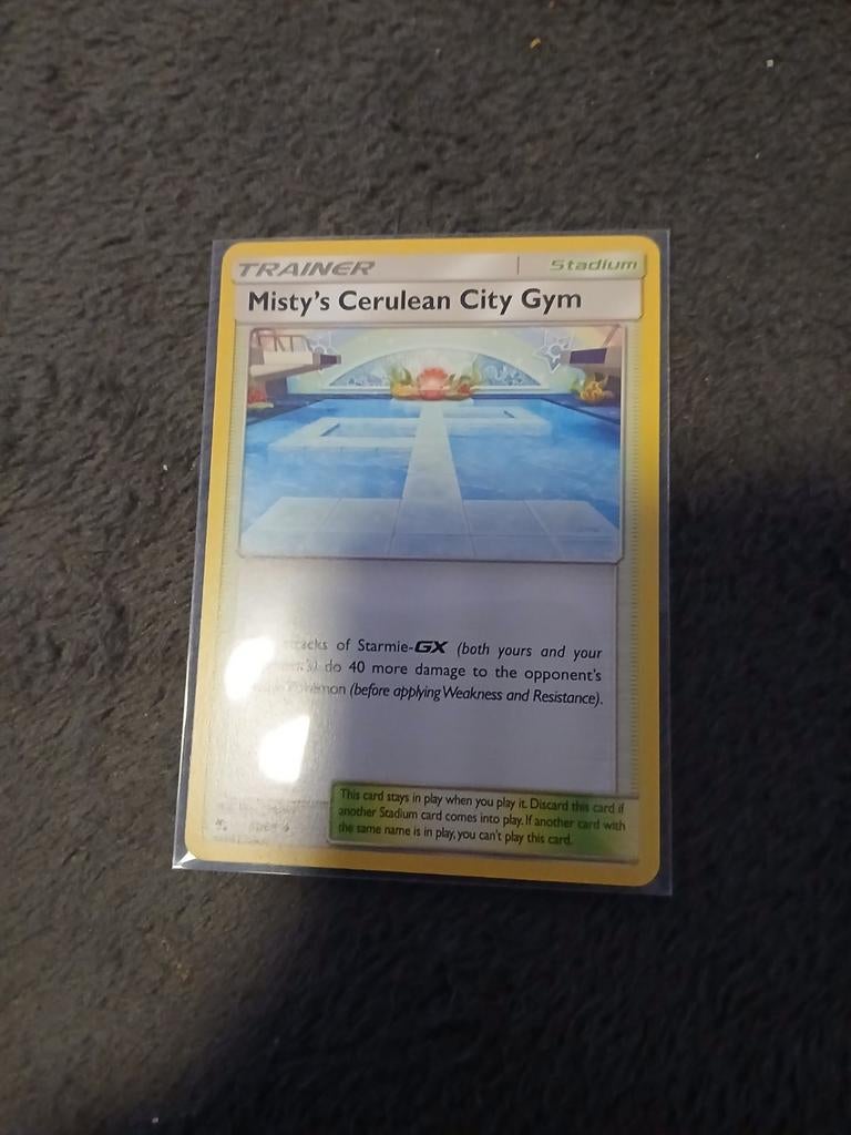 Misty's Cerulean City Gym #61 Pokemon Hidden Fates LP, Ophalen of Verzenden