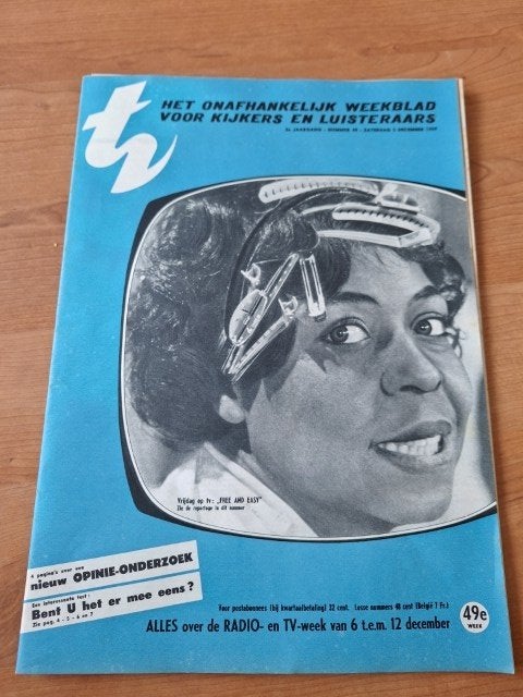TV magazine 1959 Caterina Valente Ko van Dijk Tingeltangel, Verzenden, 1940 tot 1960, Nederland, Tijdschrift