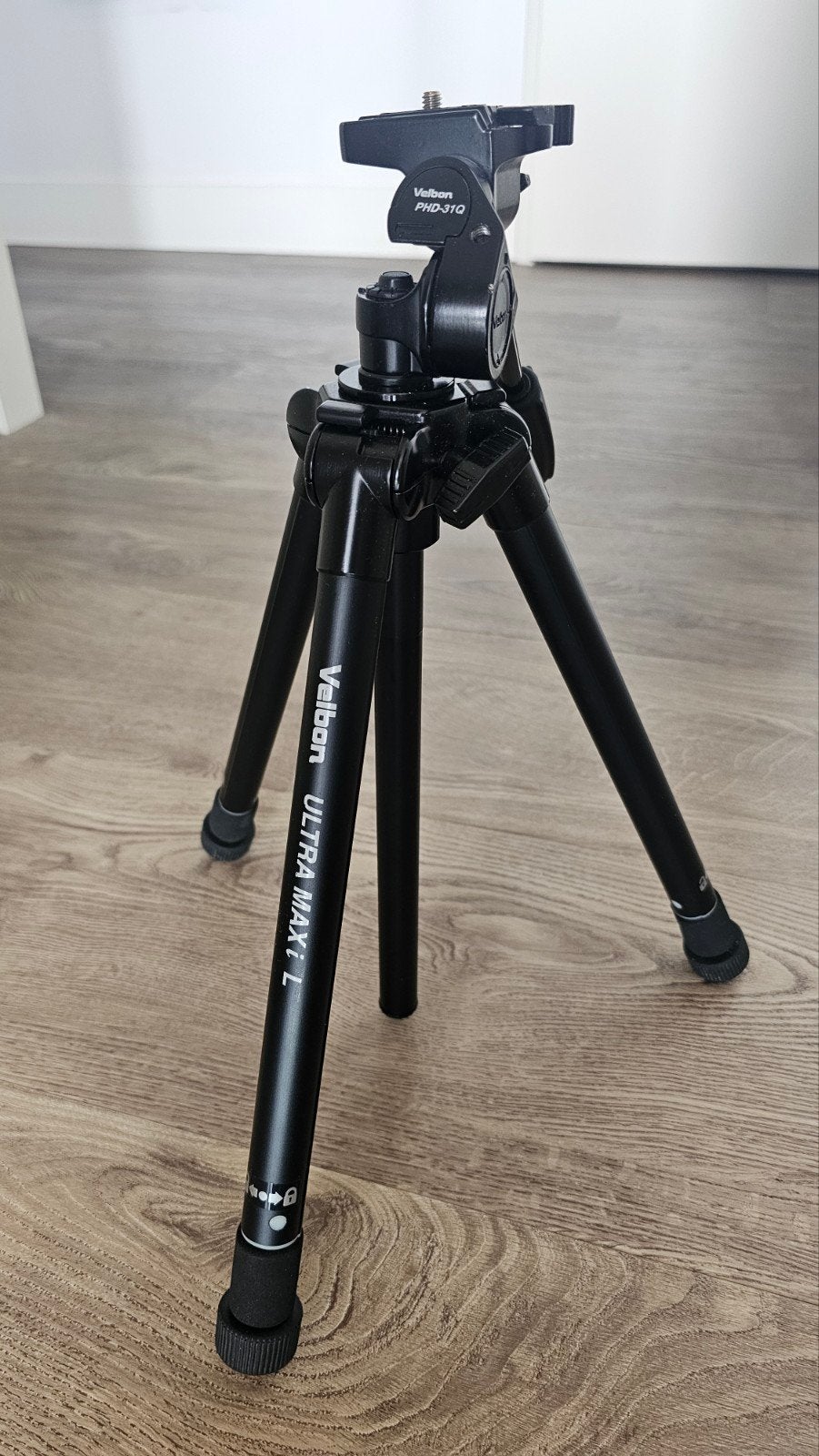 Velbon Ultra Maxi L Statief - Compact en Lichtgewicht, Velbon, Met balhoofd, Zo goed als nieuw, 125 tot 150 cm