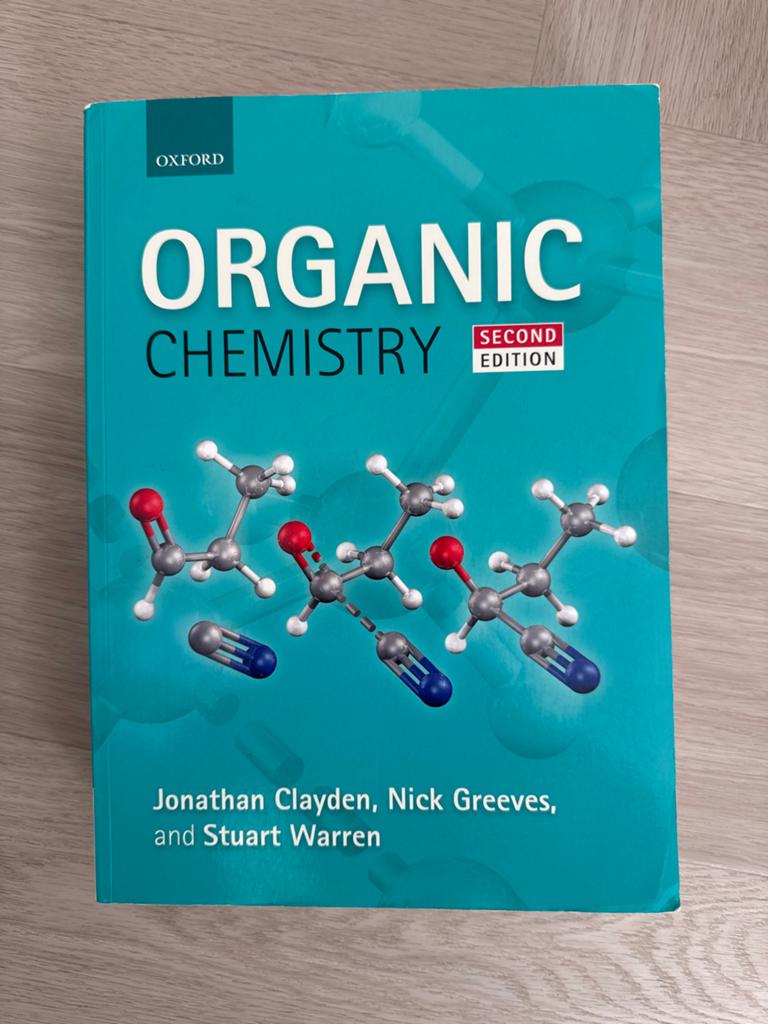 Organic Chemistry - Jonathan Clayden (Tweede Editie), Ophalen of Verzenden, Beta, Zo goed als nieuw, HBO