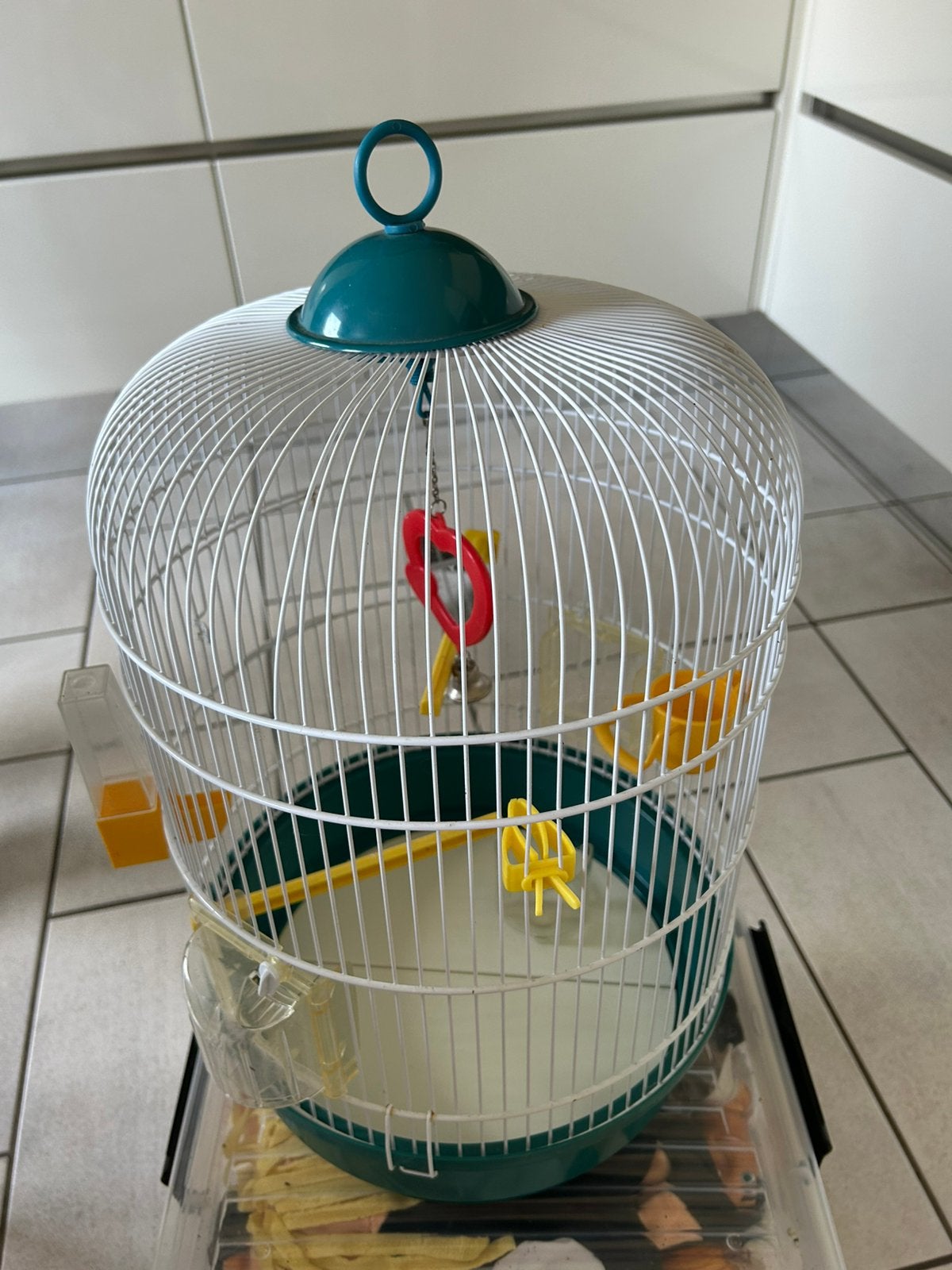 Vogelkooi prijs 8 euro, Ophalen of Verzenden, Zo goed als nieuw, Metaal, Vogelkooi