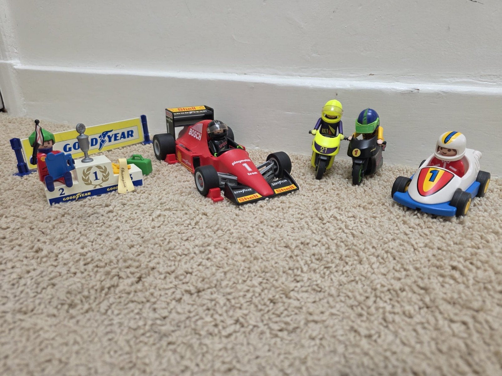 Playmobil Race Set: Raceauto, Motoren & Podium, Ophalen, Gebruikt, Complete set, Voertuig
