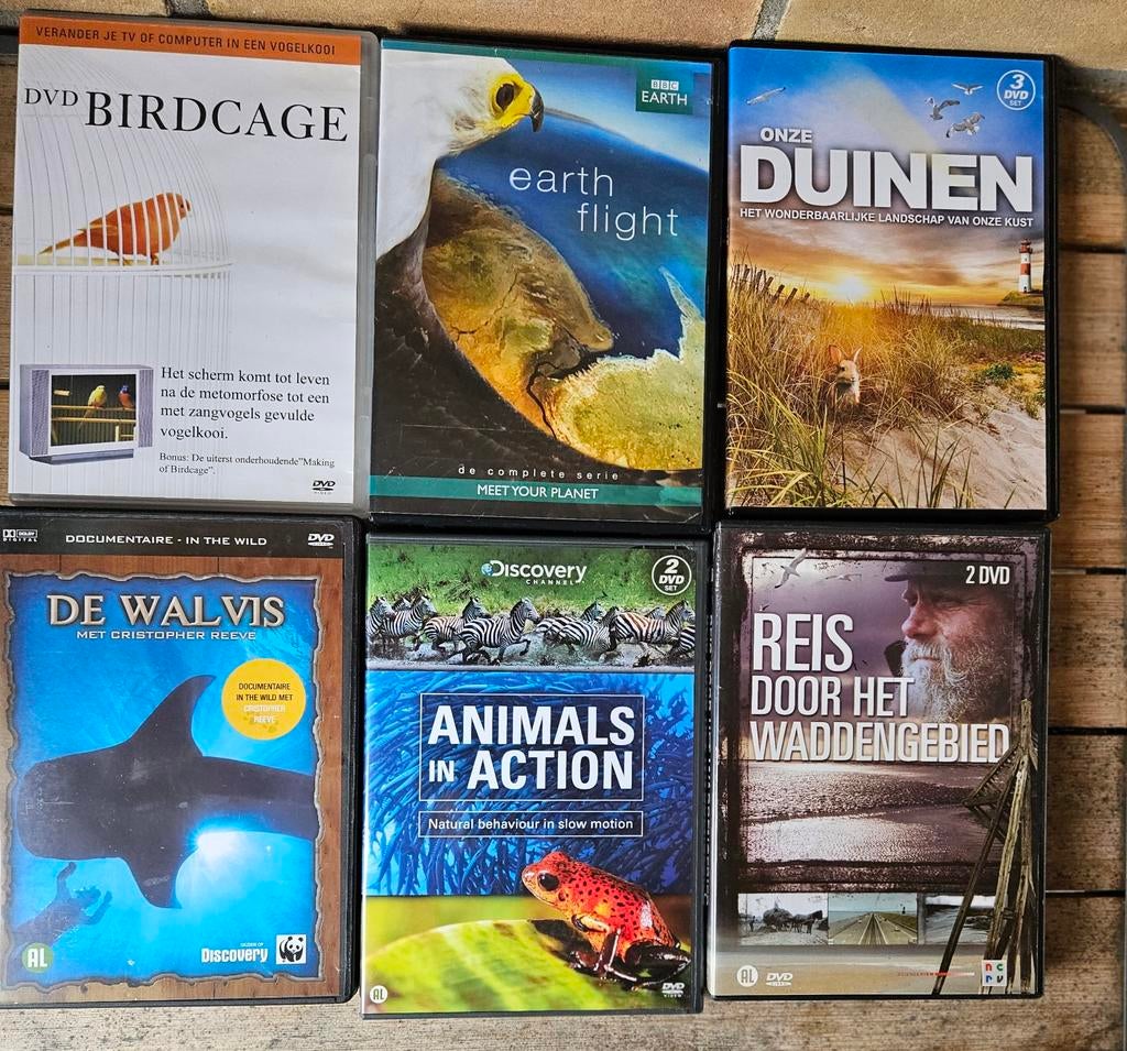 Diverse Dvds, Alle leeftijden, Ophalen of Verzenden, Zo goed als nieuw, Natuur