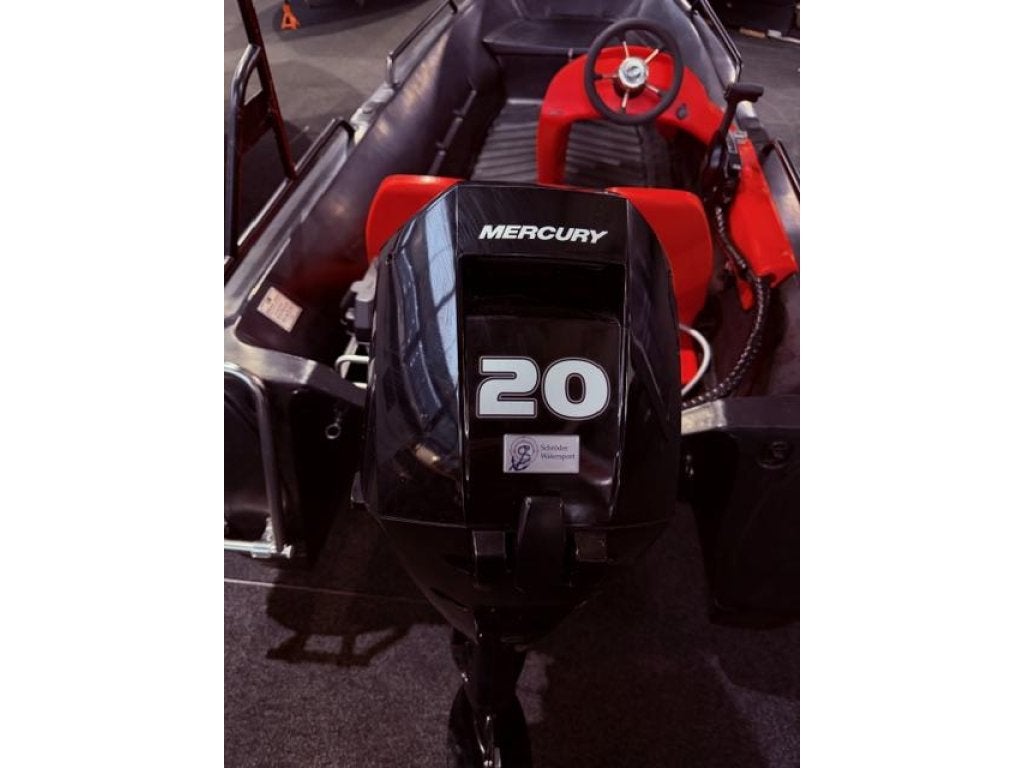Rato 350 Racing Black met 20 PK MERCURY € 9750,00, Watersport en Boten, Niet ingevuld, 4 m, Niet ingevuld, 0 cm