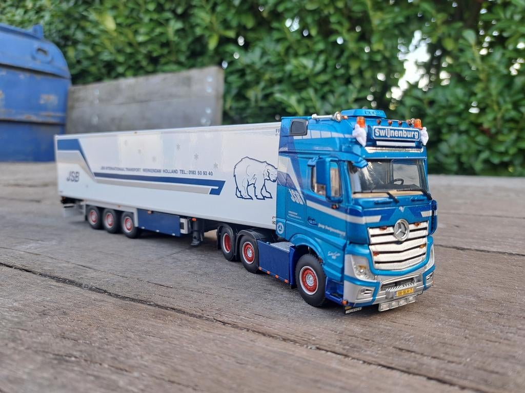 WSI Mercedes Actros MP4 Giga Space van JSB Swijnenburg, Hobby en Vrije tijd, ., Nieuw, Ophalen of Verzenden, .