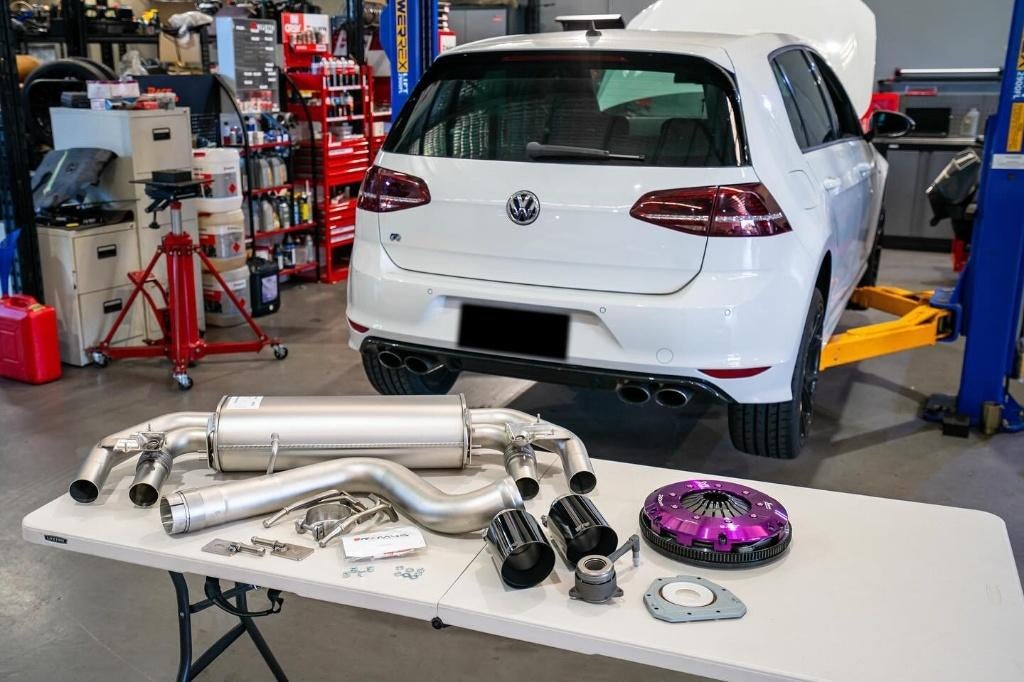 Remus Catback uitlaatsysteem uitlaat - Volkswagen Golf 7 R, Auto diversen, Tuning en Styling, Ophalen of Verzenden