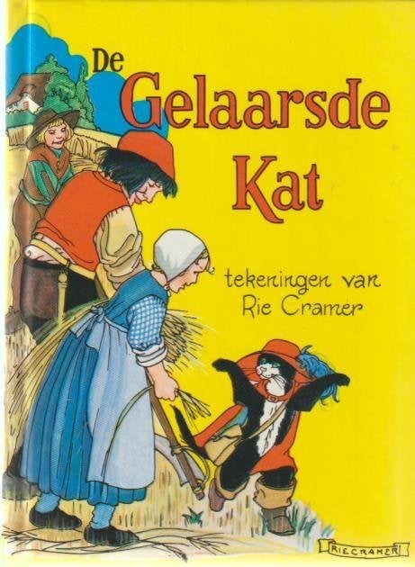 Rie Cramer # De Gelaarsde Kat, 5 of 6 jaar, Uitklapboek, Jongen of Meisje, Ophalen of Verzenden