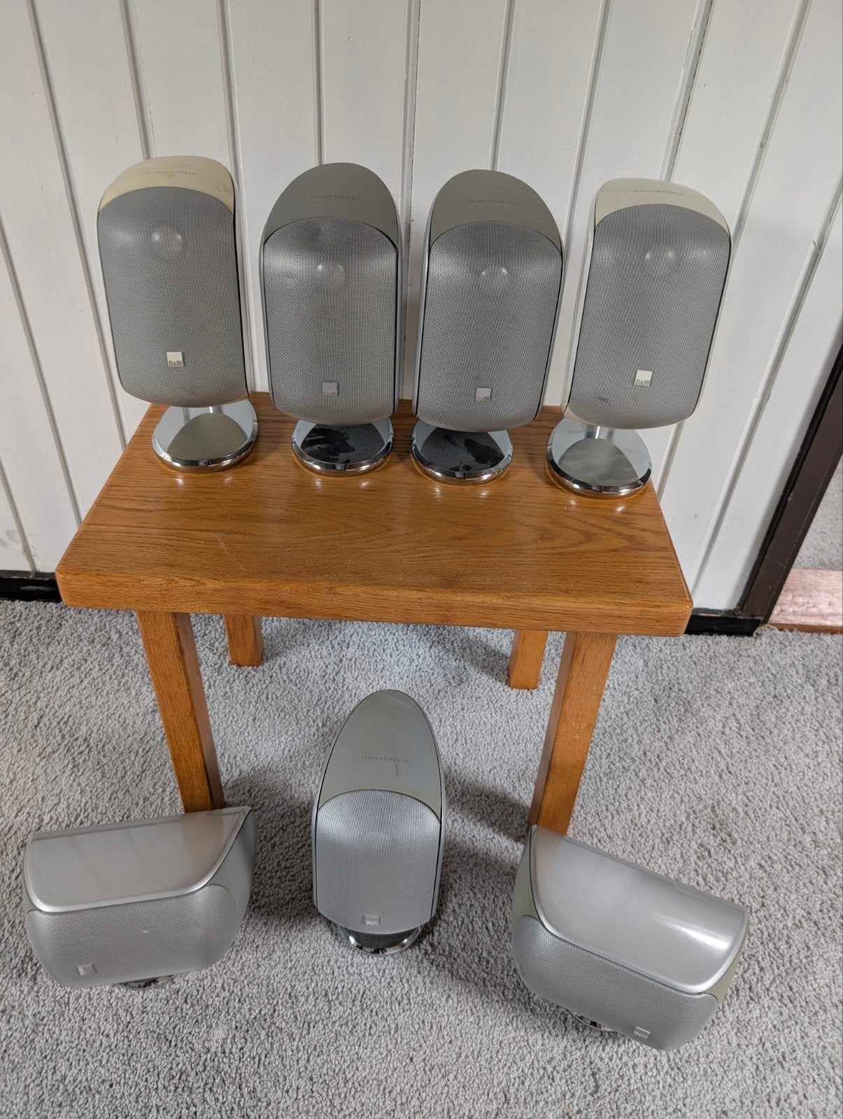 Bowers en Wilkins M1 x7, Ophalen of Verzenden, Zo goed als nieuw, Bowers & Wilkins (B&W)