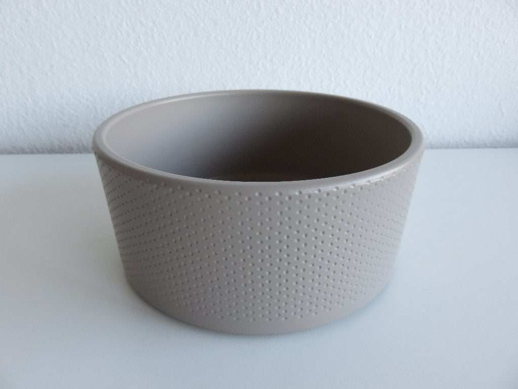 mica lage ronde bloempot, schaal Bowl Era Steingrau (taupe), Tuin en Terras, Rond, Binnen, Ophalen of Verzenden, Zo goed als nieuw