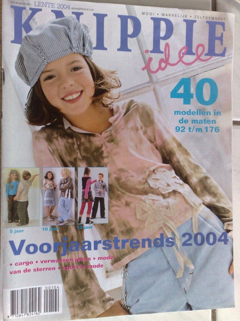 knippie lente 2004 , 40 modellen in de maten 92 t/m 176, Verzenden, Zo goed als nieuw, Kind, Knippie