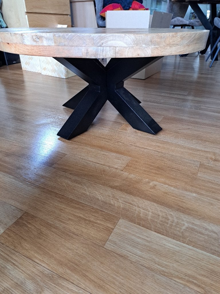 salontafel, Ophalen, 100 tot 150 cm, Rond, 50 tot 100 cm