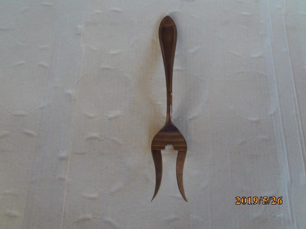 gero zilmeta vleesvork nr. 625 (zeldzaam), Ophalen of Verzenden, Gebruikt, Rvs of Chroom