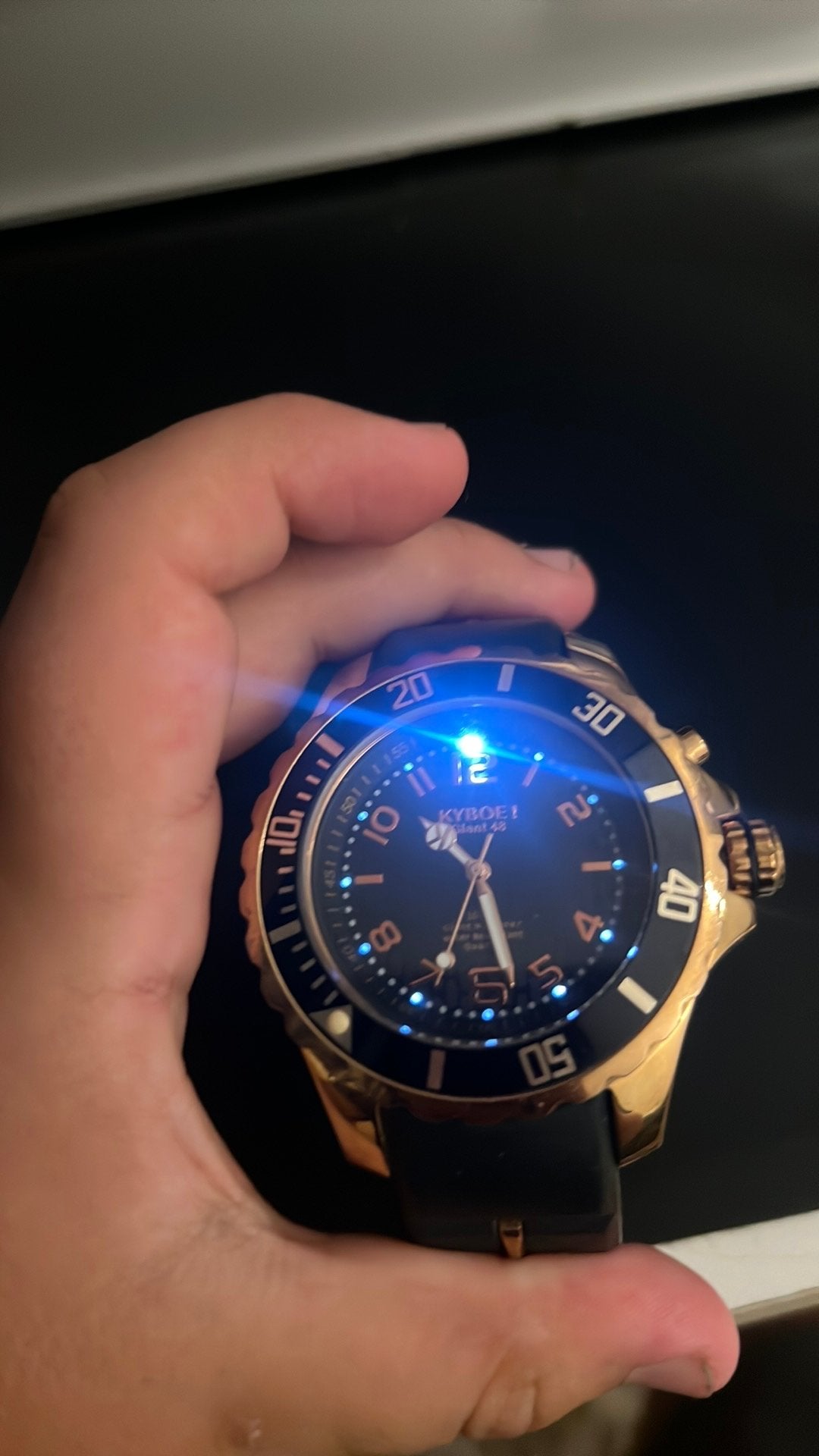 Kyboe giat 48 horloge, Ophalen of Verzenden, Zo goed als nieuw, Overige merken