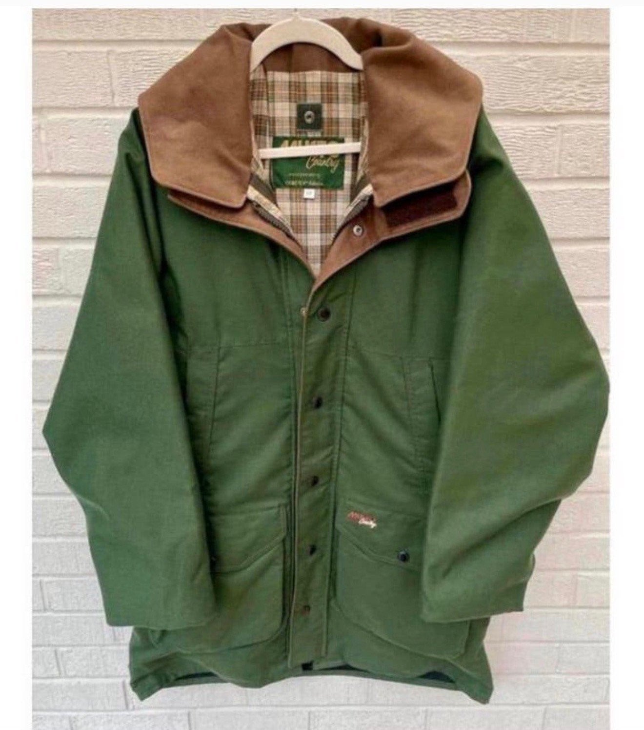 Vintage MUSTO COUNTRY herenjas regenjas heren Jas groen M, Maat 48/50 (M), M, Ophalen of Verzenden, Zo goed als nieuw