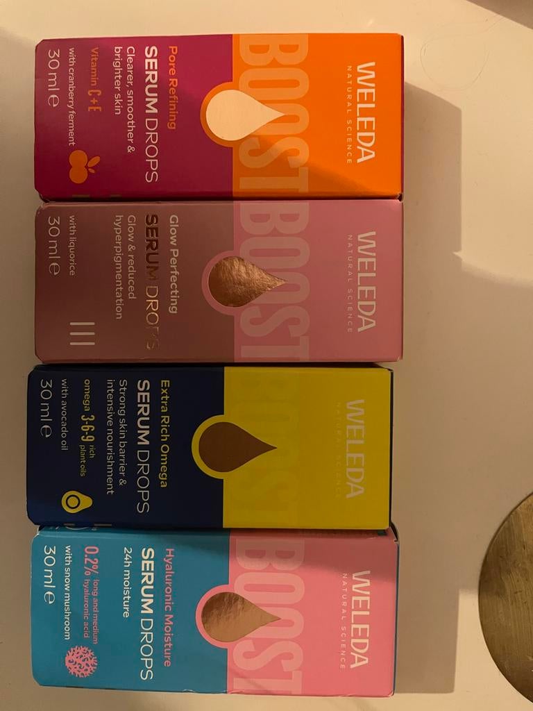 Weleda Serum Drops - 4 verschillende soorten, Ophalen, Nieuw, Gehele gezicht, Verzorging