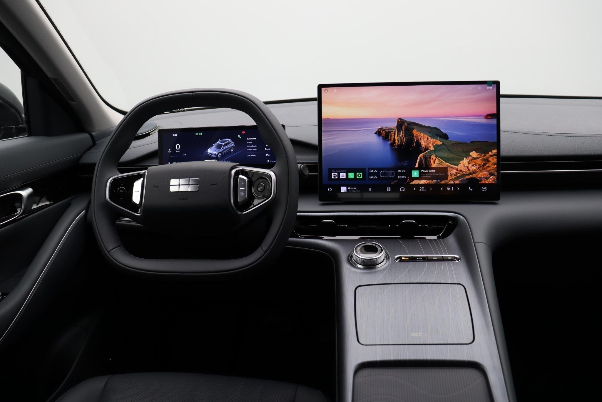 GEELY ES Max+ 68 kWh | Leder | Led | Carplay | 475km WLTP |, Auto's, Dealer onderhouden, Gebruikt, 218 pk, SUV of Terreinwagen