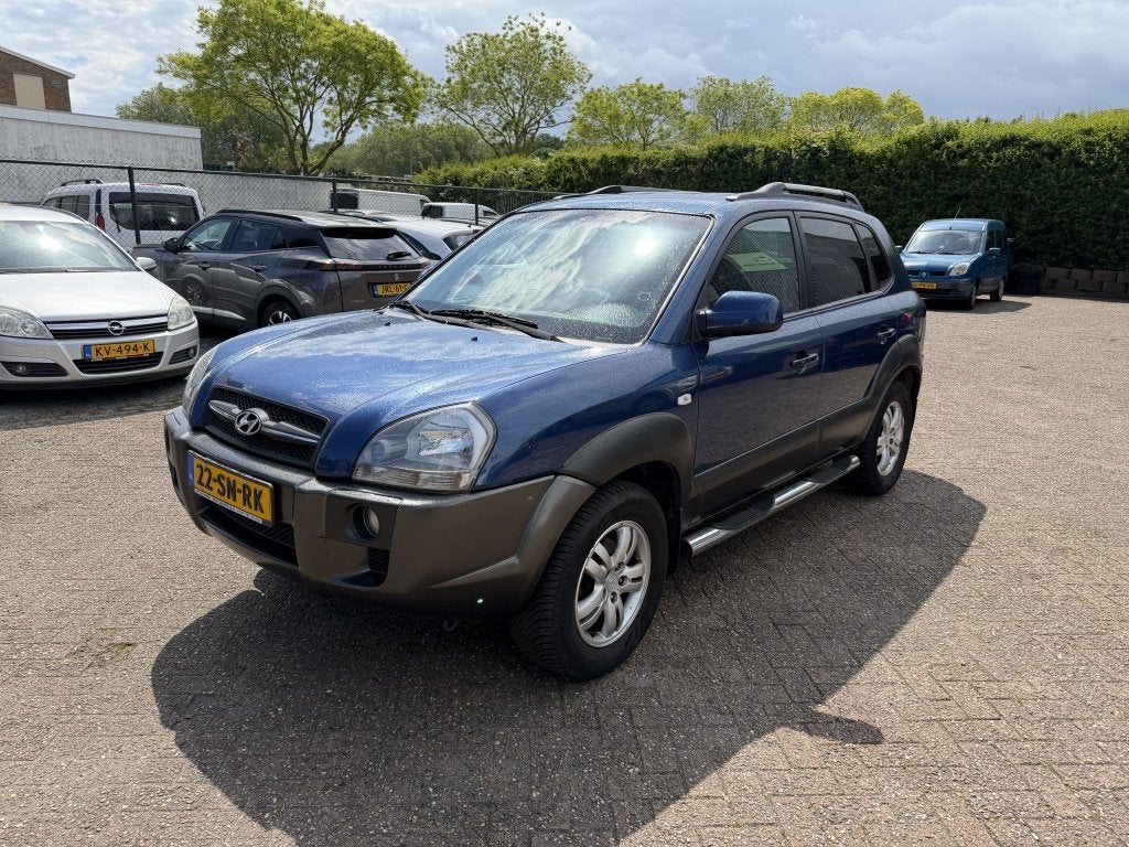 Hyundai Tucson 2.0i Dyn. W.Cup ed. Airco (bj 2006), Auto's, Hyundai, Gebruikt, 4 cilinders, Blauw, Handgeschakeld