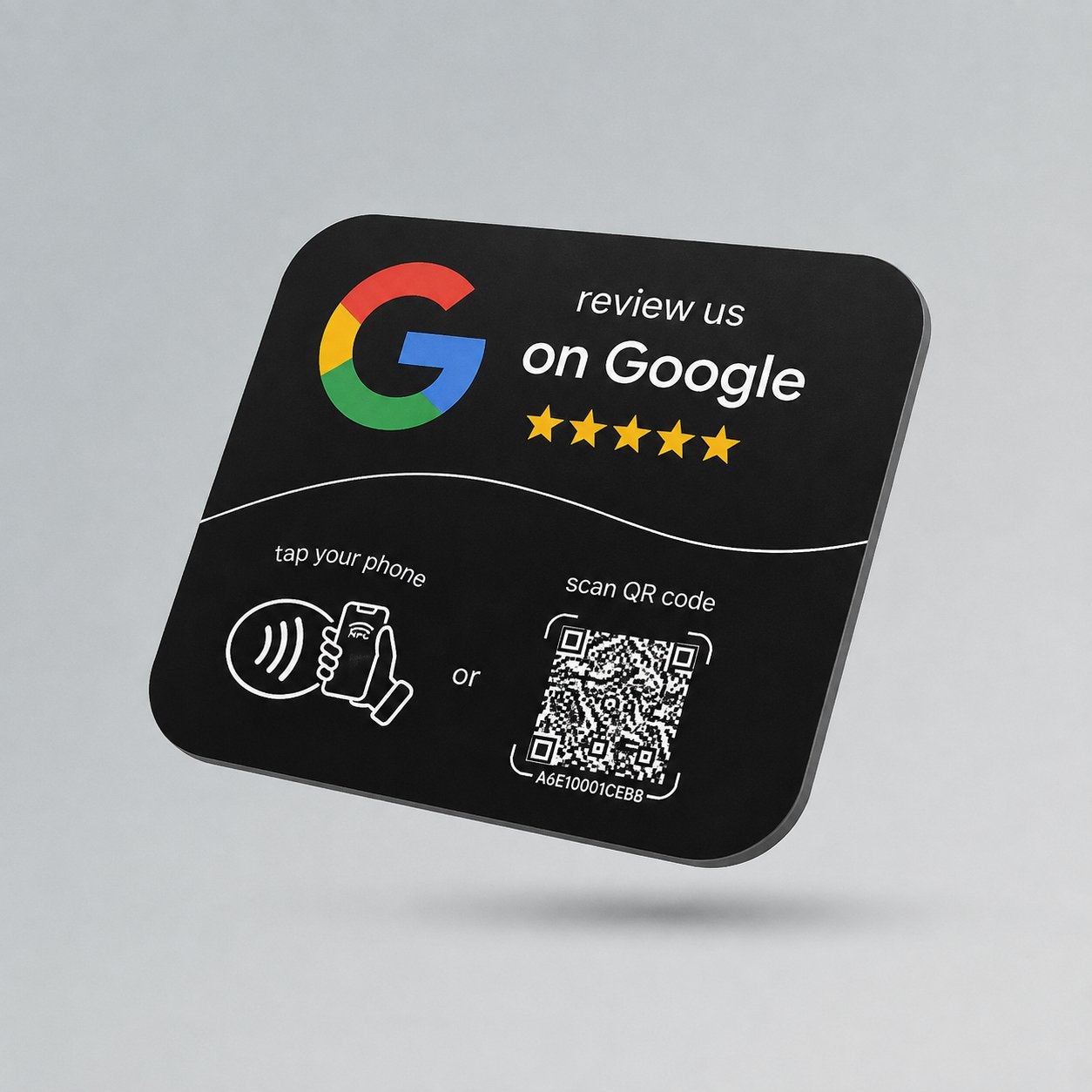 NFC Google Review Kaart met QR-code - Voor Google Reviews, Ophalen of Verzenden, Nieuw, Overige typen, Fotocamera