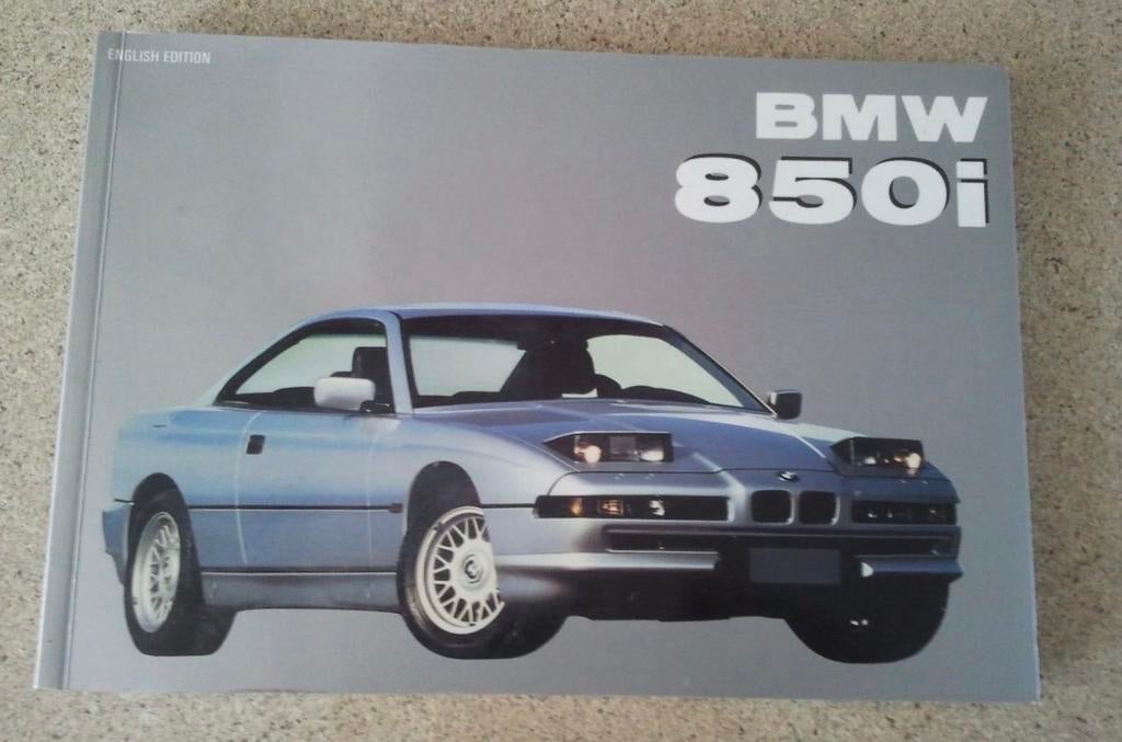 BMW 850i introductieboek- Engelse Editie, Ophalen of Verzenden, Zo goed als nieuw, Auto's