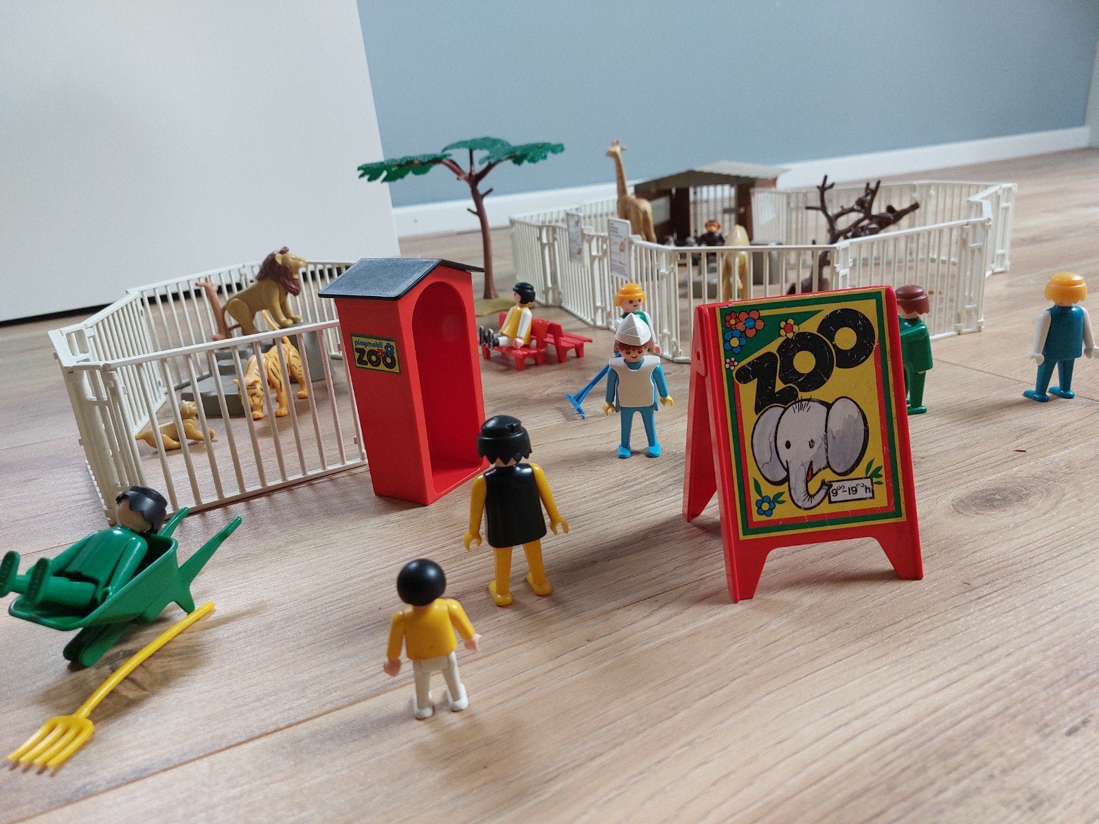 Playmobil 3145 Dierentuin met Dieren en Figuren, Ophalen, Gebruikt, Gebouw, Complete set