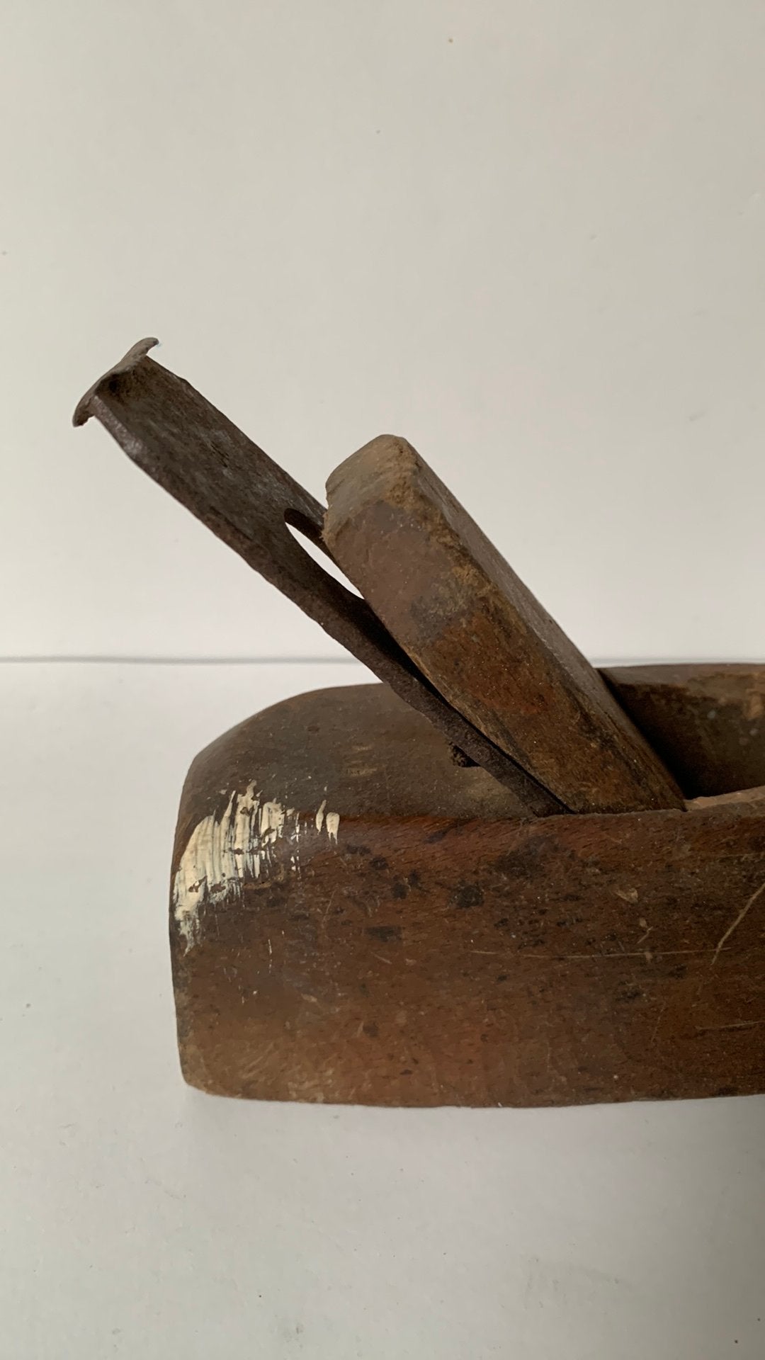 Antieke houten schaaf - Vintage gereedschap, Ophalen of Verzenden